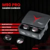 سماعات بلوتوث M90 Pro + باوربنك مدمج