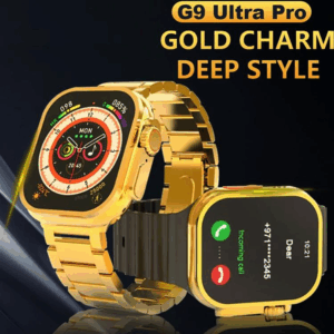 ساعة G9 Ultra Pro Gold الذكية - 3 أساور